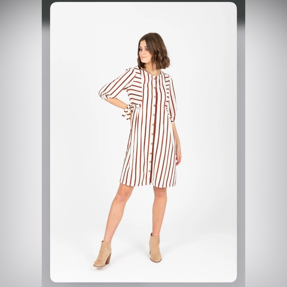 Piper & Scoot tie-waist dress